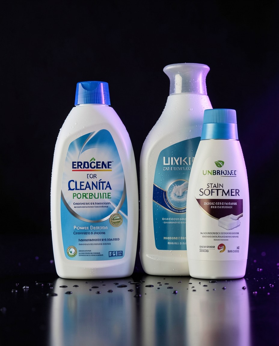 Selección de productos de lavandería